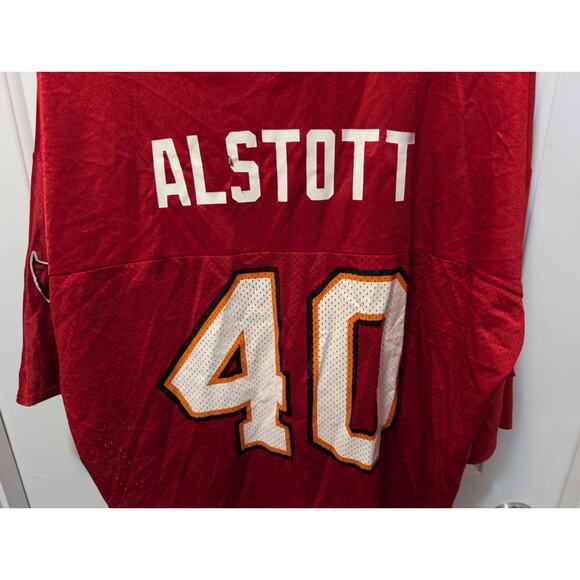 NFL Tampa Bay Buccaneers Men's Size 2XL # 40 Mike Alstott Red Football Jersey - Picture 8 of 9